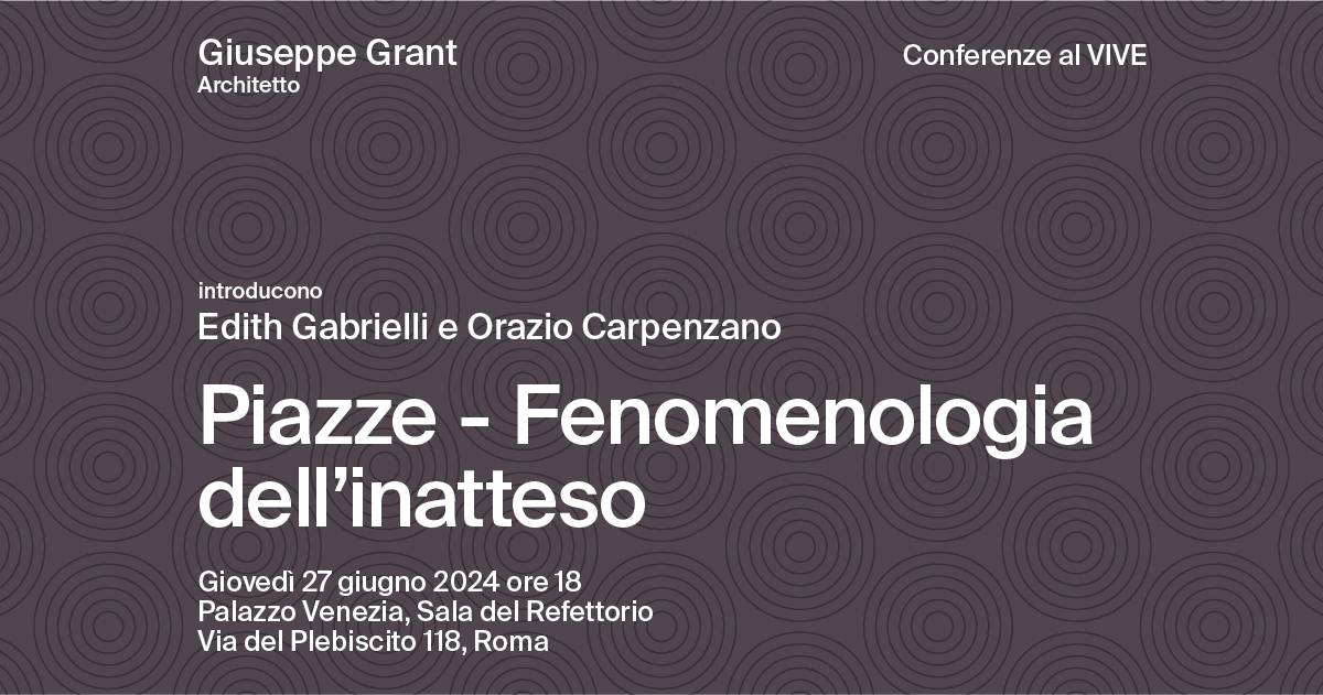 Piazze - Fenomenologia dell’inatteso